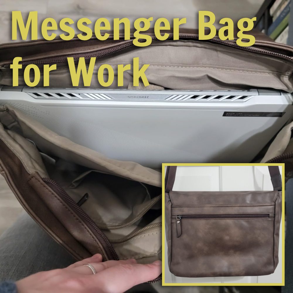 Messenger Bag for Men - Brown: image 3